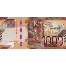 (204) ** PNew (PN56b) Kenya - 1000 Shillingi (2024)
